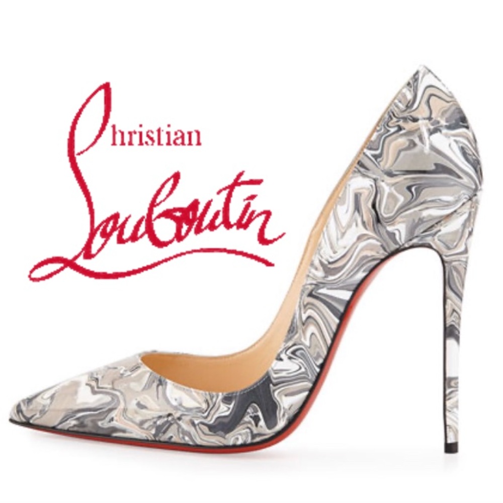 New Christian Louboutin So Kate Marble Heels